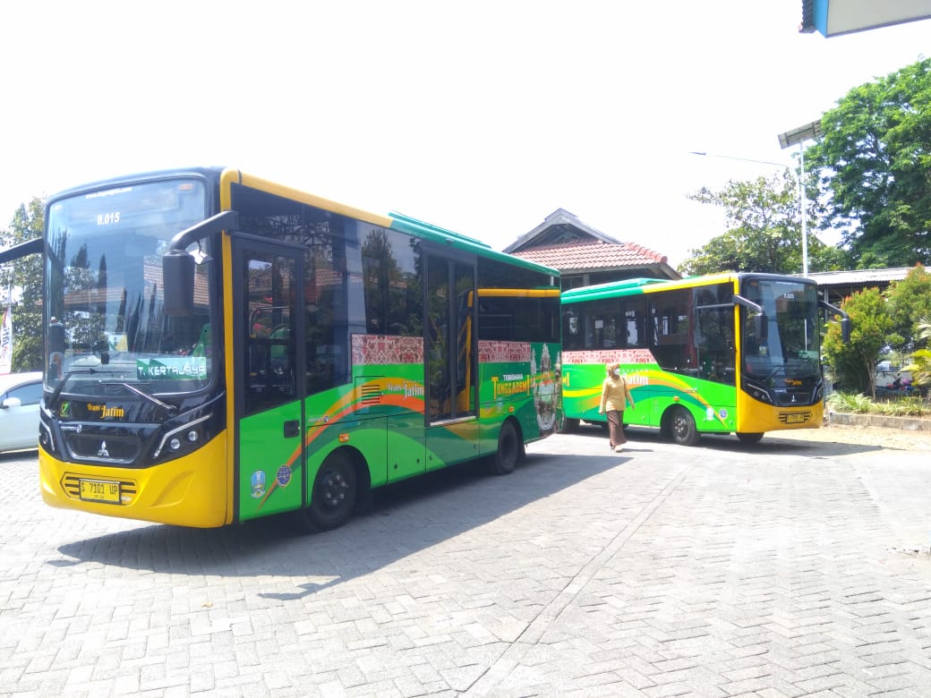 Bus Trans Jatim Koridor III Rute Mojokerto-Gresik Segera Beroperasi, Tarif  Rp 5.000 