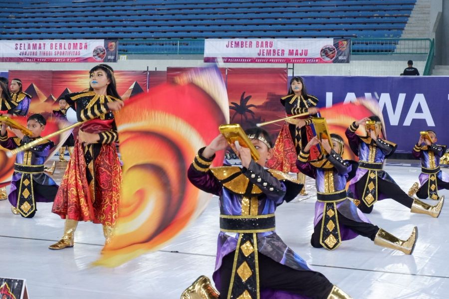 Jember Tuan Rumah Kejurprov Drum Band 2025 dan International Jember Marching Carnival 