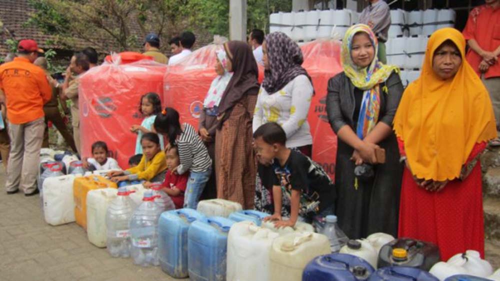 3 Desa di Kabupaten Mojokerto Kekeringan, BPBD Salurkan Bantuan Air Bersih