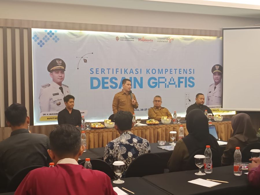 Sertifikasi Desain Grafis Jadi Modal Kerja dan Usaha Kreatif, Gus Barra Bidik Penguatan UMKM Mojokerto