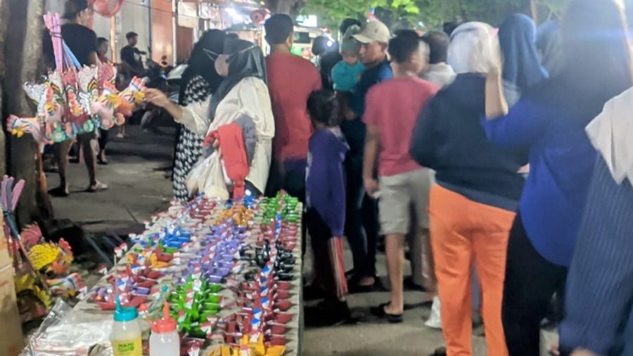 Meriah! Pasar Malam Mojosari, Mojokerto Sambut Maulid Nabi dengan Ragam Kuliner dan Hiburan