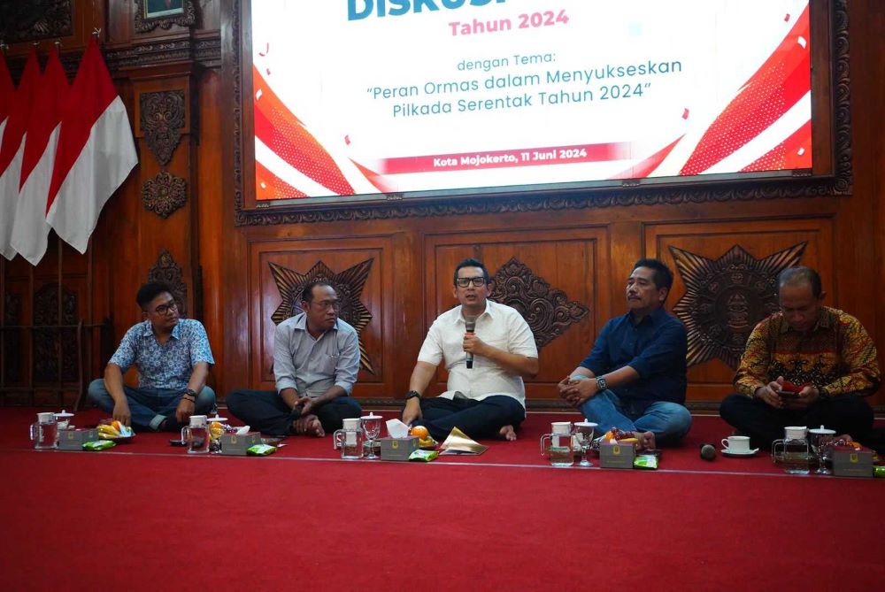 Jelang Pilwali Kota Mojokerto 2024, Mas Pj Minta Semua Ormas Jaga Kondusivitas