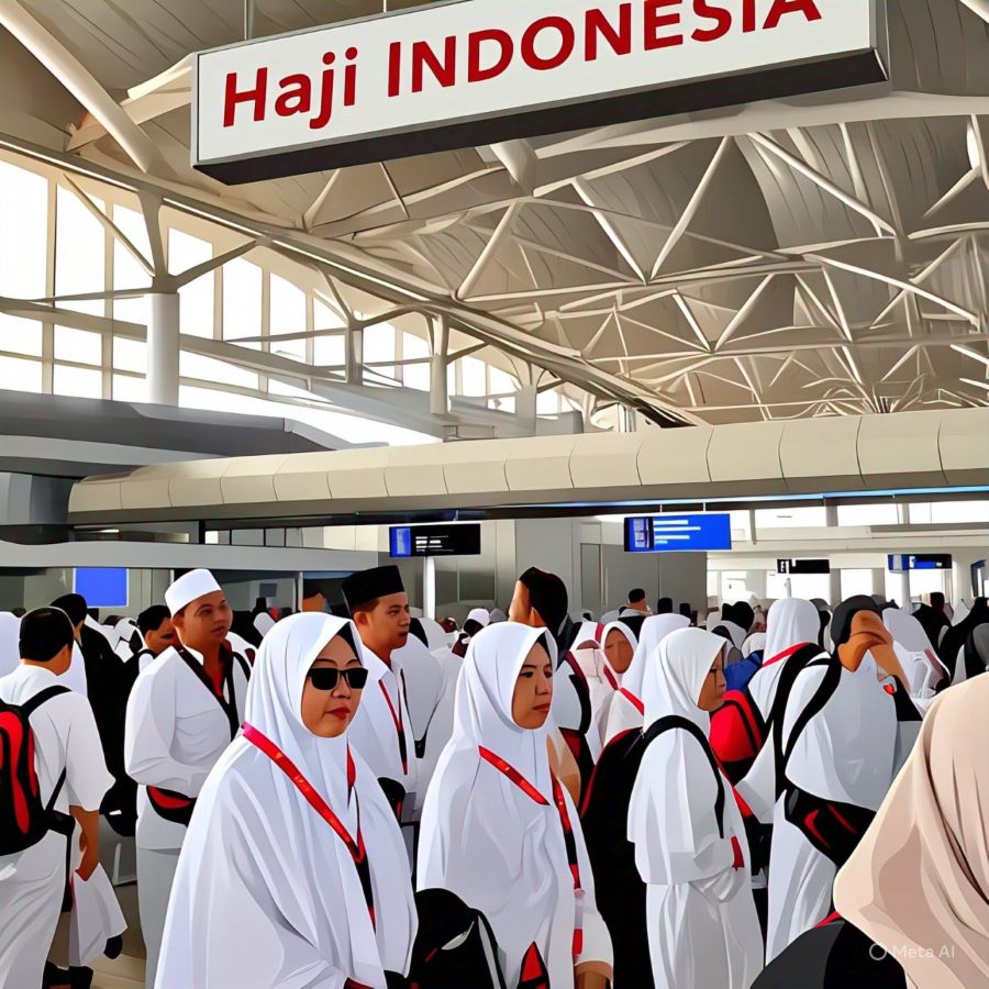 376 Jemaah Haji Kloter Pertama Embarkasi Surabaya,Telah Berangkat ke Tanah Suci