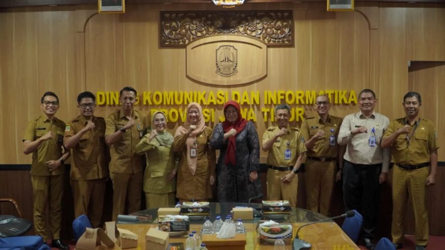 Kominfo Kota Mojokerto Perkuat Sinergi dengan Kominfo Jatim Dorong Transformasi Digital