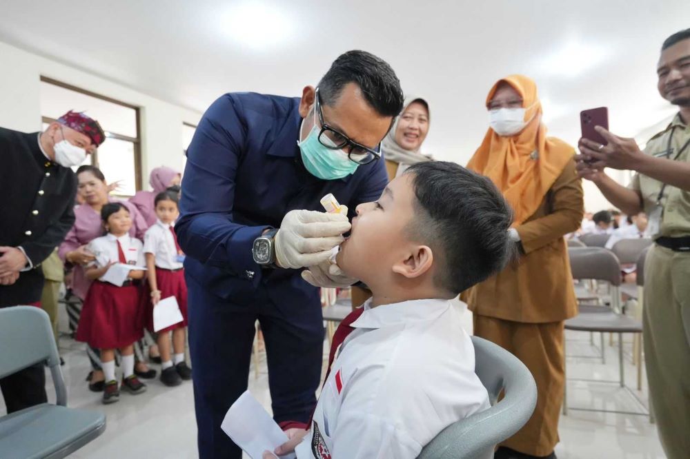  16.958 Anak di Kota Mojokerto Telah Mendapat Vaksin Polio pada Sub PIN 