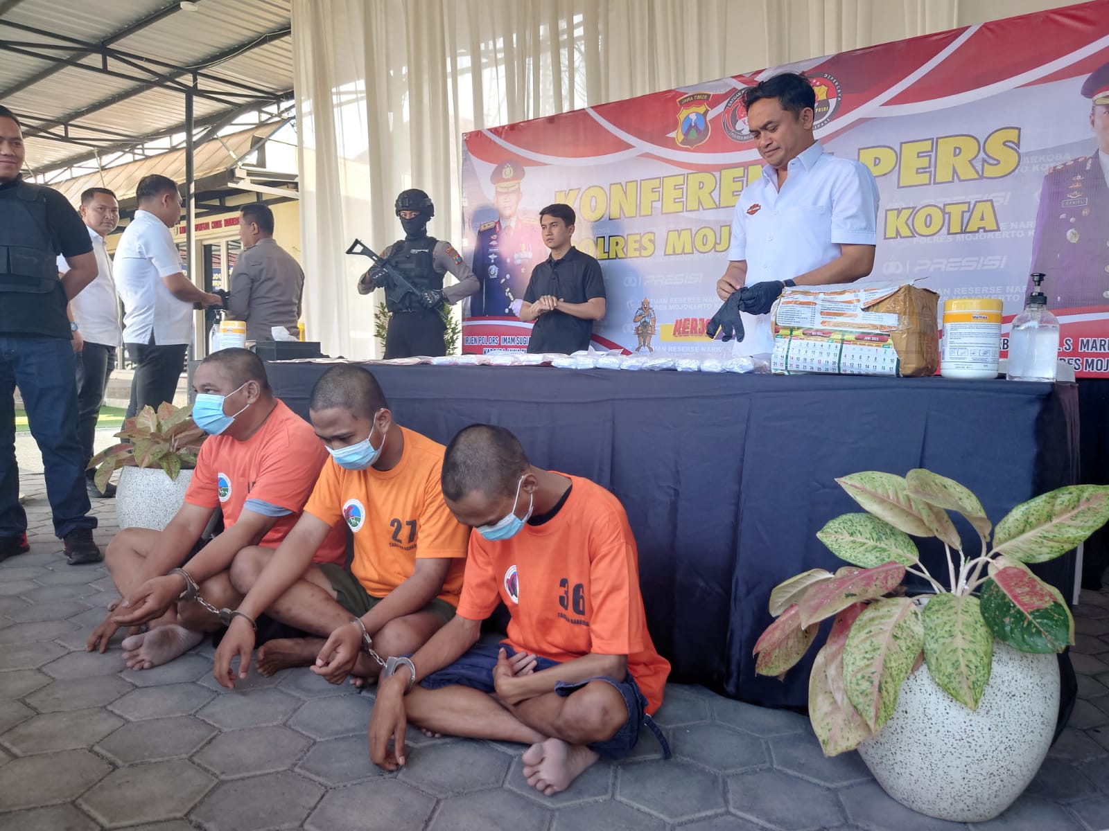 2 dari 3 Pelaku Penyalahgunaan Narkoba Baru Keluar dari Penjara, Ditangkap Polisi di Mojokerto