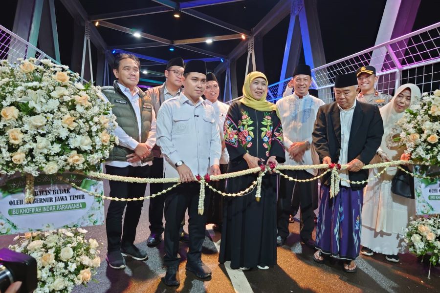 Jembatan Bubak Gondang Mojokerto Diresmikan Setelah Dua Tahun Terputus, Jadi Ikon Ekonomi Baru