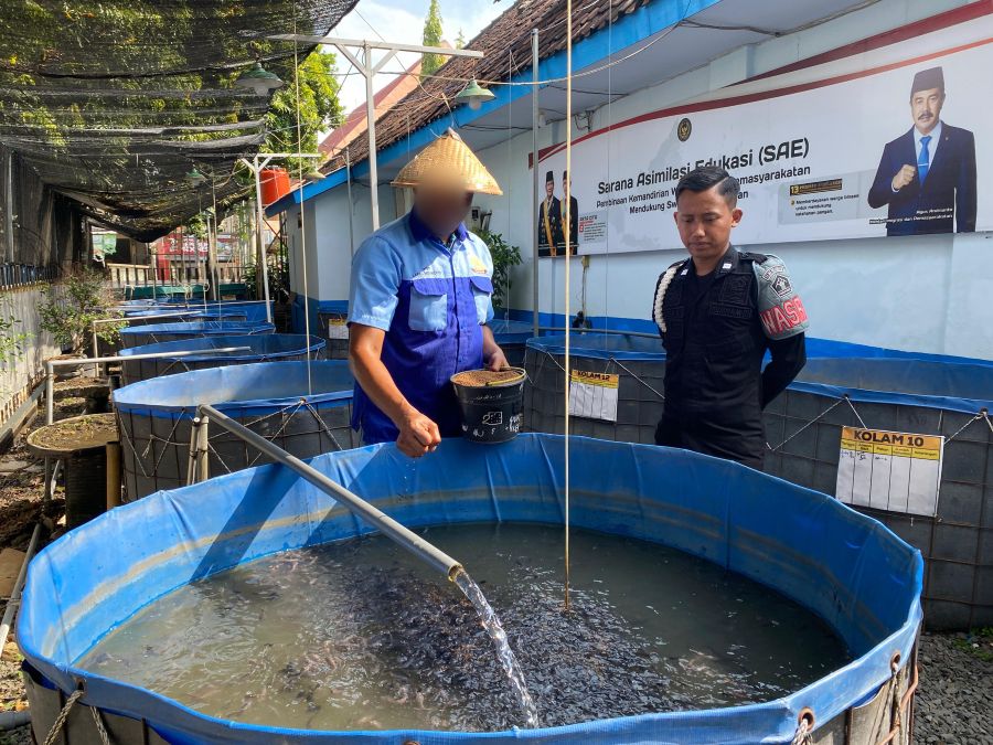 Warga Binaan Lapas Mojokerto Peroleh Pelatihan Budidaya Ikan Lele