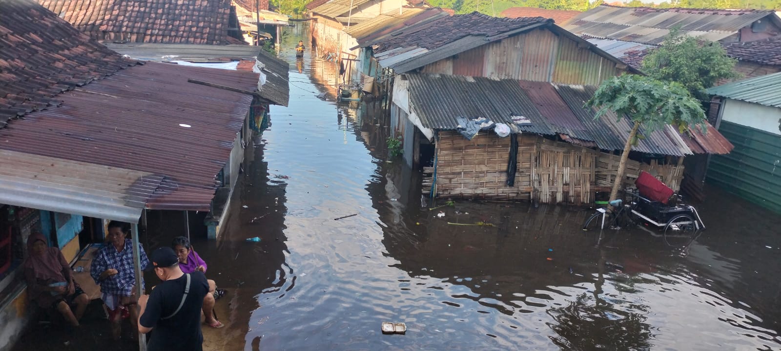 Banjir di Kota Mojokerto Meluas, 4 Kelurahan Terdampak