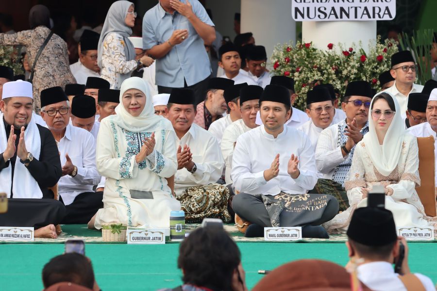 Ribuan Warga Doakan Kepemimpinan Gubernur dan Wakil Gubernur Jatim