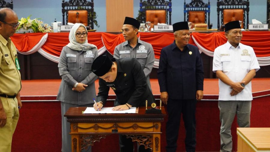 DPRD Kabupaten Mojokerto Tetapkan Perubahan Perda Pajak dan Retribusi Daerah