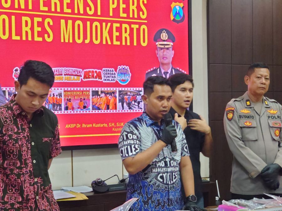 Maling Sepeda Motor Milik Petani di Mojokerto Berhasil Diringkus