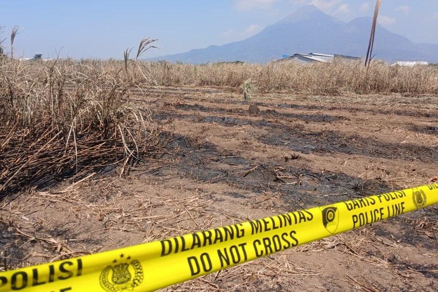 Lahan Tebu Sumber Kebakaran Dipasang Garis Polisi, PT Sun Paper Source Pastikan Operasional Berjalan Normal