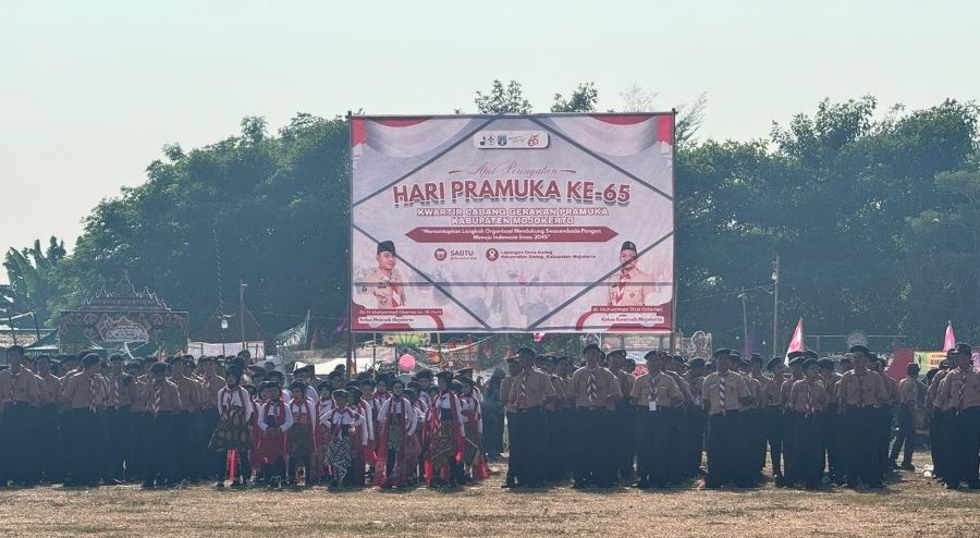 Menuju Swasembada Pangan, Pemkab Mojokerto Gandeng Pramuka Cetak Generasi Produktif