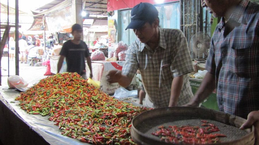 Selama Desember 2025, Harga Cabai Rawit Membuat Indeks Fluktuasi Harga di Mojokerto Naik