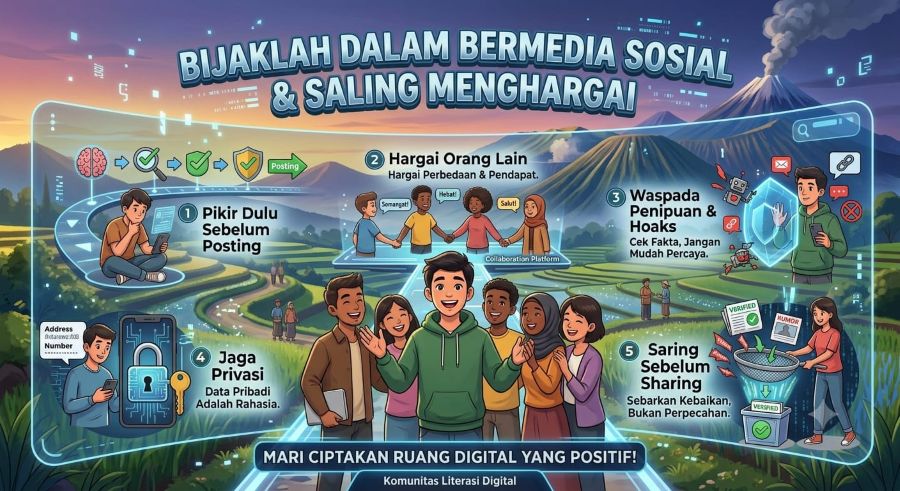 Bijak Bermedia Sosial: Kebebasan yang Harus Disertai Tanggung Jawab
