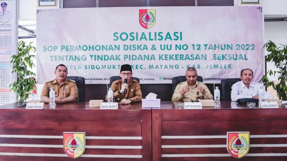 Pemkab Jember Sosialisasikan Undang-Undang Tindak Pidana Kekerasan Seksual.