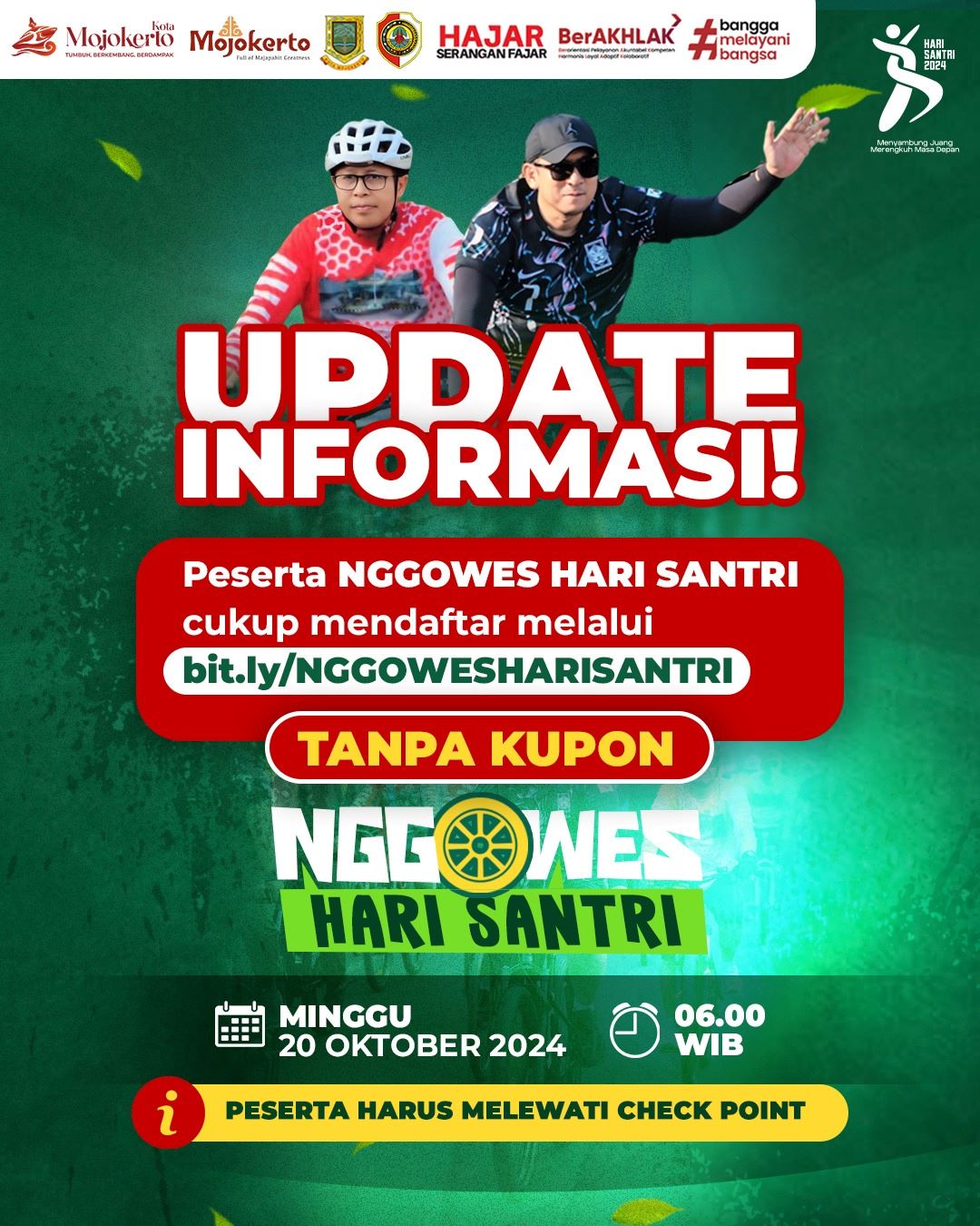 Nggowes Hari Santri Berhadiah Umroh, Peserta Dihimbau Mengenakan Sarung