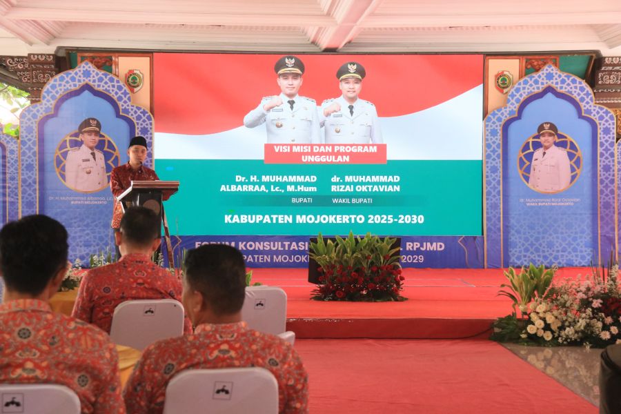 Selaraskan Pembangunan, Bupati Mojokerto Gelar Forum Komunikasi RPJMD