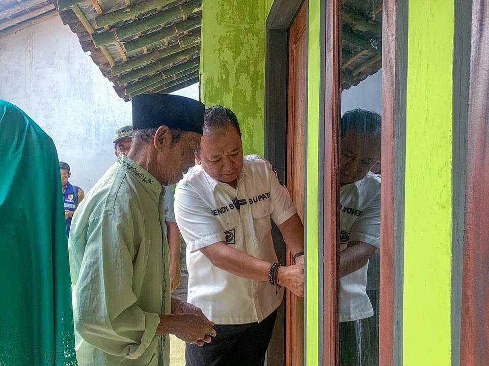 Bupati Hendy Apresiasi Penggunaan Dana Desa untuk Perbaikan RTLH