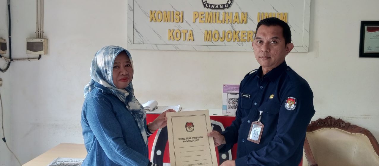 Pemantau JaDI Menjadi Lembaga Pemantau Pertama yang Daftar ke KPU Kota Mojokerto