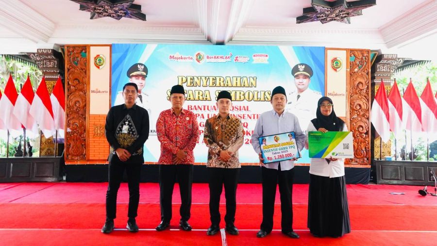 6 Ribu Guru TPQ se-Kabupaten Mojokerto Terima Insentif Rp 1, 25 jt per Orang