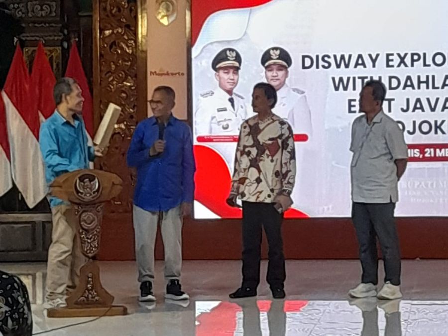 Bambu Menjadi Karya Seni Bernilai Tinggi, Dahlan Iskan Kepincut Kerajinan Bambu Langka dari Mojokerto