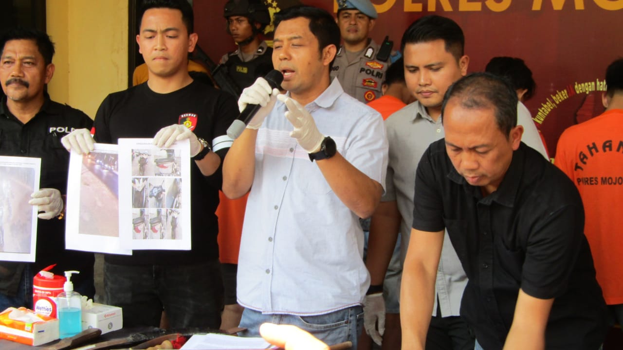 Pelaku Penyerangan Tempat Latihan Perguruan Silat di Kutorejo Mojokerto, Akhirnya diringkus 