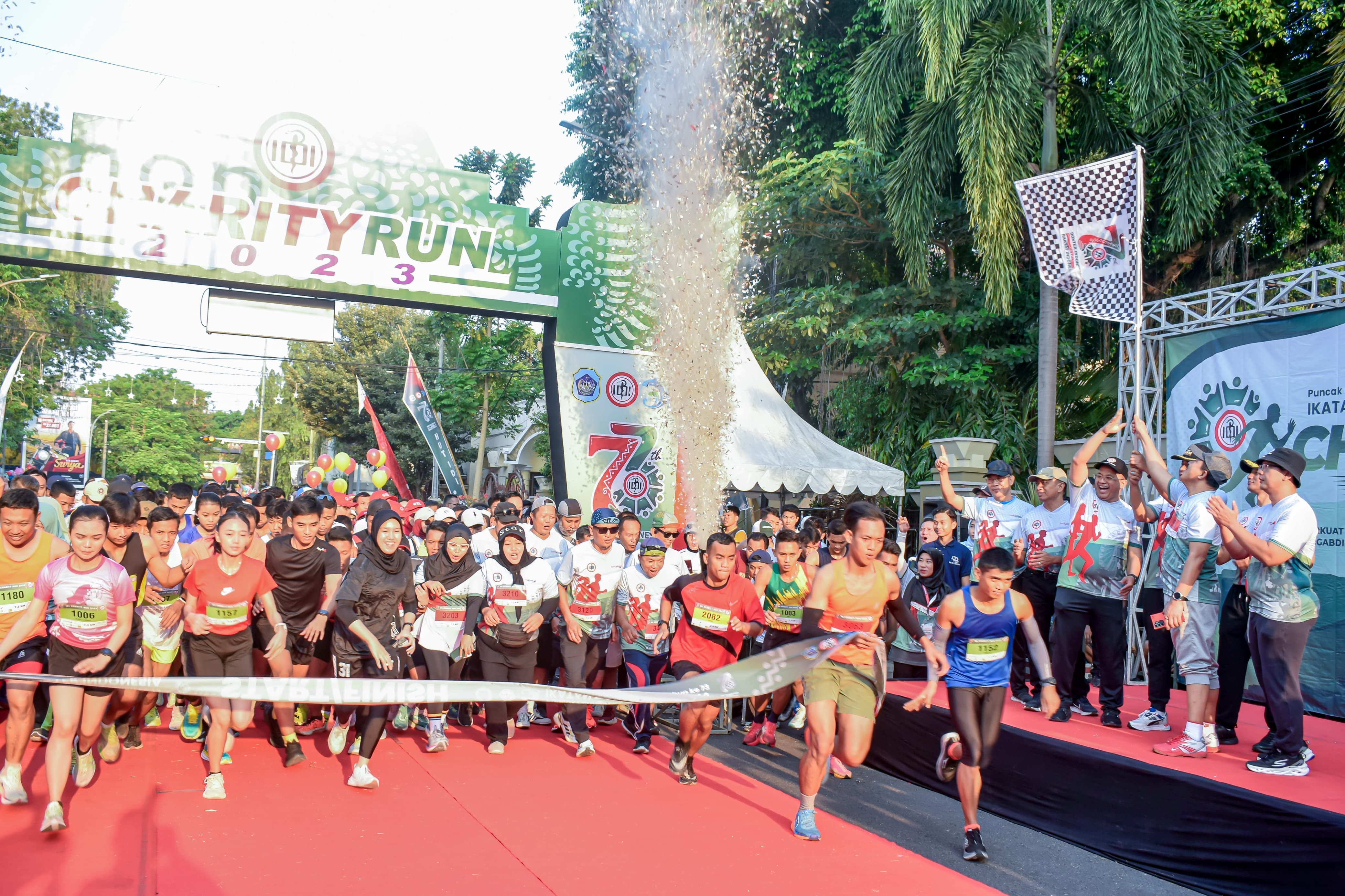 HUT IDI  Gelar Charity Run dan Donasi untuk  Warga Stunting