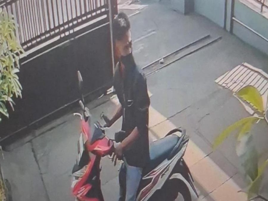 Sepeda Motor Pegawai Klinik di Pungging Mojokerto Raib Digondol Maling, Aksinya Terekam CCTV