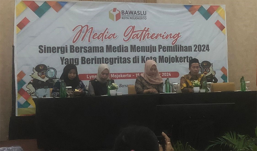 Wujudkan Pilkada 2024 Berintegritas, Bawaslu Kota Mojokerto Sinergi dengan Media