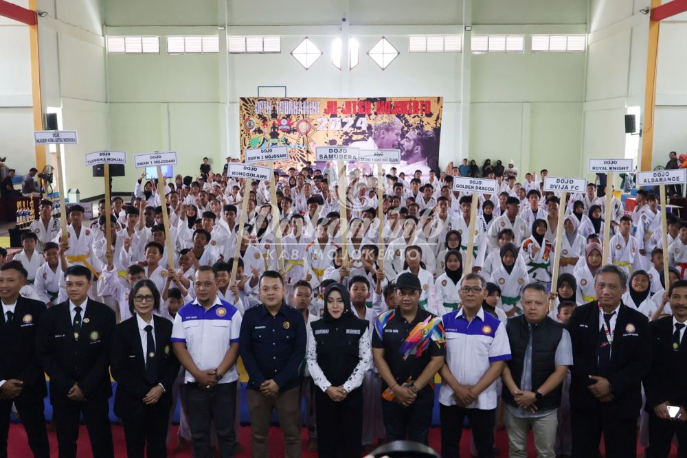 300 Peserta Ikuti Turnamen Ju-Jitsu se-Jatim di Mojokerto