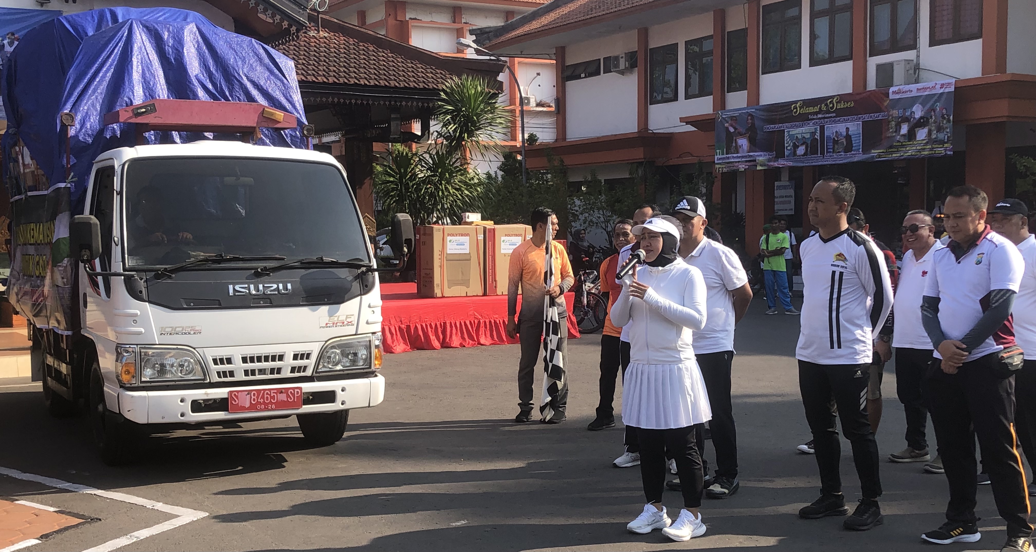 HUT Korpri, Gowes, Jalan Sehat, Donor Darah, sampai Peduli Palestina