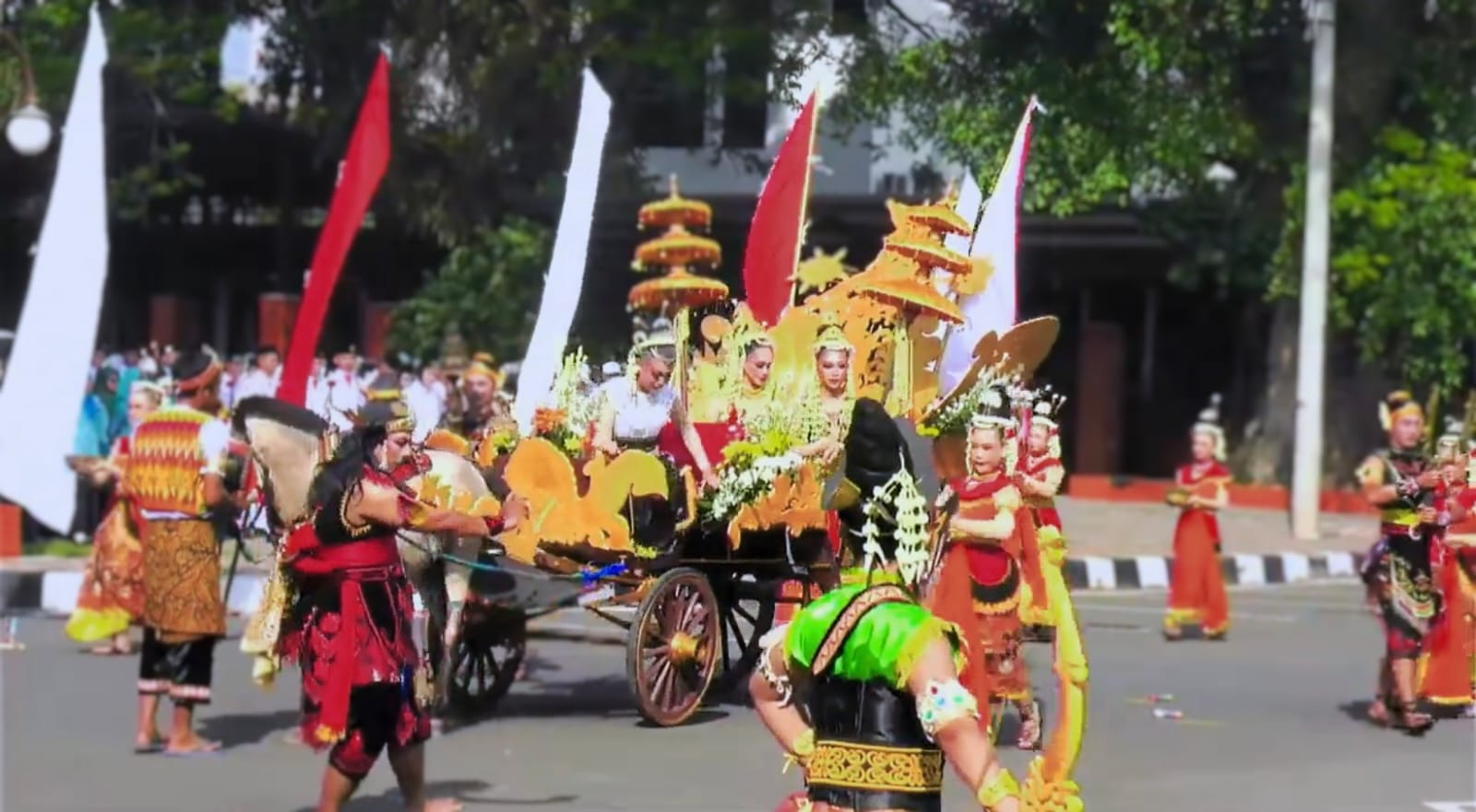 Penampilan Drama Kolosal Buka Upacara Hari Jadi Kabupaten Mojokerto ke - 732