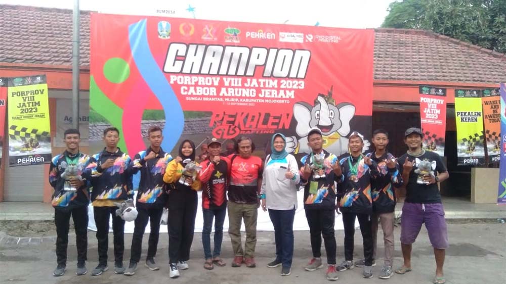 Pertandingan Terakhir Cabor Arung Jeram Porprov Jatim VIII, Kabupaten Mojokerto Dapat Perunggu