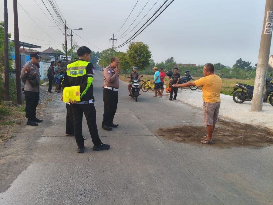 Pengendara Motor Tewas Usai Tabrak Pikap di Mojokerto