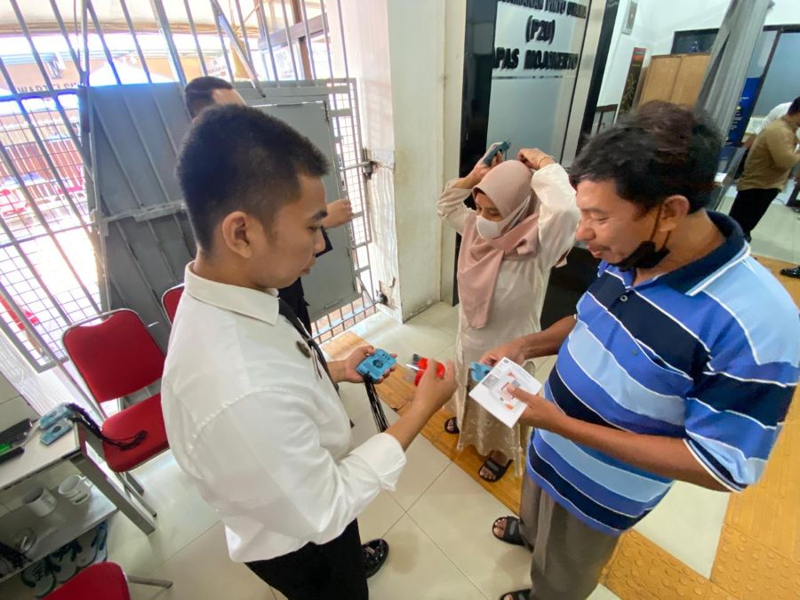 Antisipasi Penyelundupan, Lapas Mojokerto Perketat Prosedur Penggeledahan Pengunjung