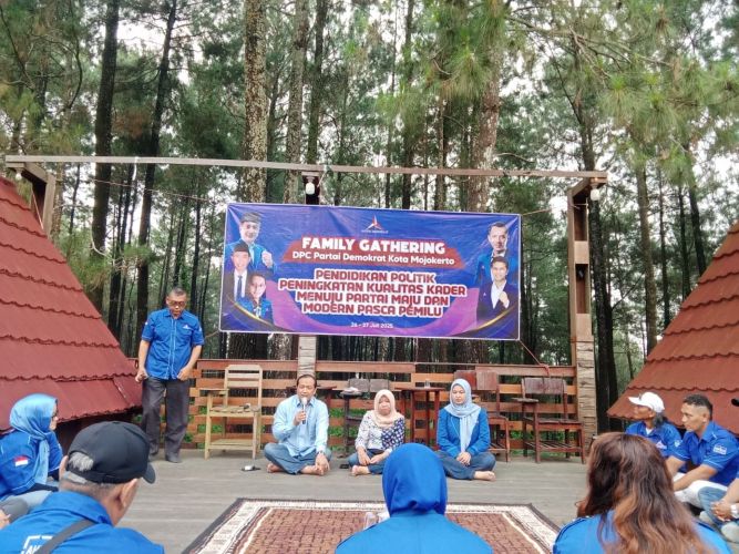 Partai Demokrat Kota Mojokerto Gelar Family Gathering dan Bahas Isu Ter-Gres untuk Pendidikan Politik