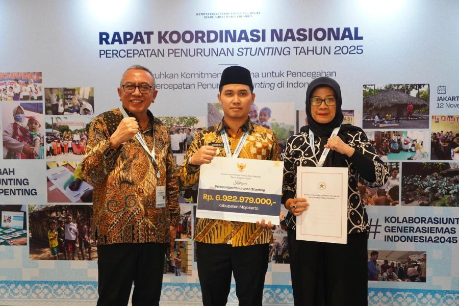 Pemerintah Pusat Gelontor Dana Insentif Fiskal  Rp 6,9 Miliar ke Kabupaten Mojokerto untuk Penurunan Stunting