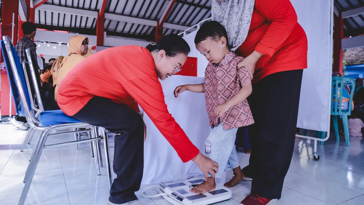 Gerakan Generasi Maju Bebas Stunting, Ratusan Bayi Ikut Skrining