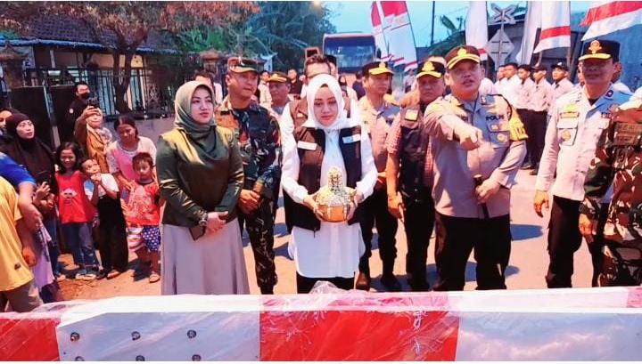 Palang Pintu Sebidang JPL 52 Desa Bicak, dan JPL 53 Desa Balongwono Trowulan diresmikan