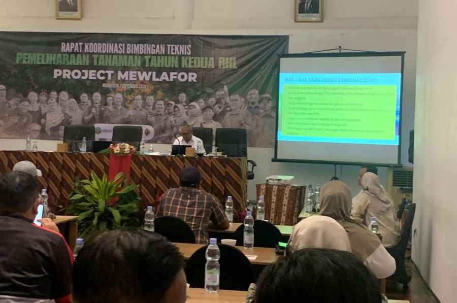 Gelar Bimtek untuk KTH, Tim Mewlafor Evaluasi Pemeliharaan Tanaman Proyek Mewlafor Tahun Kedua