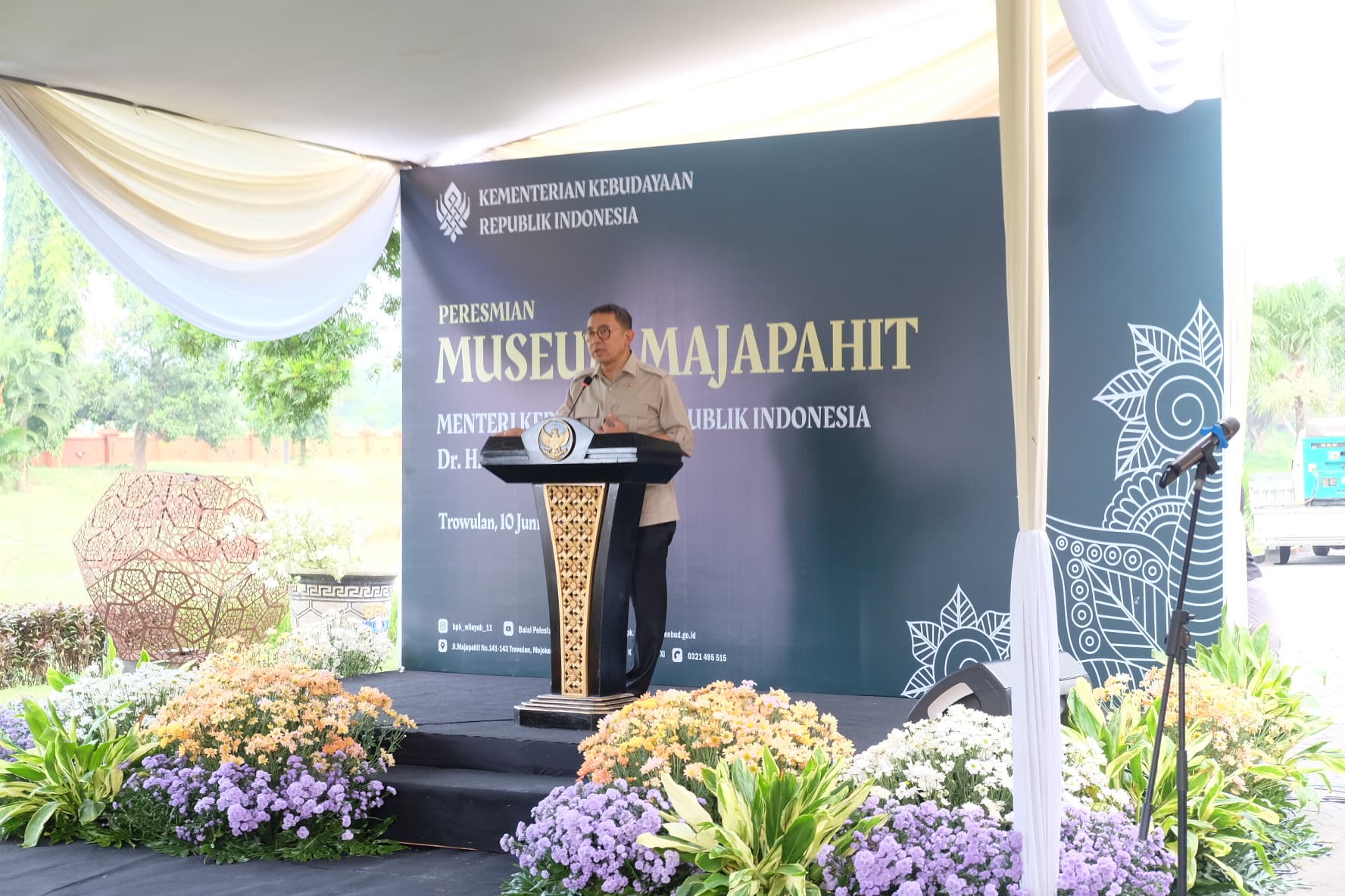 Resmi, Pusat Informasi Majapahit di Trowulan Mojokerto Berganti Nama Menjadi Museum Majapahit