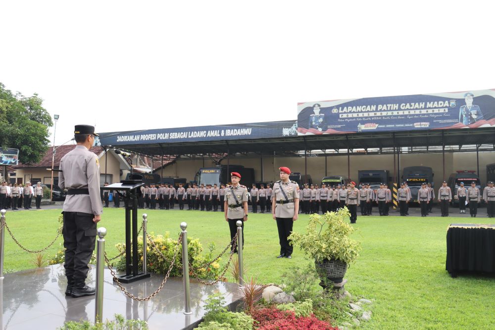 Polres Mojokerto Kota Gelar Sertijab Kasatreskrim, AKP Siko Gantikan AKP Rudy