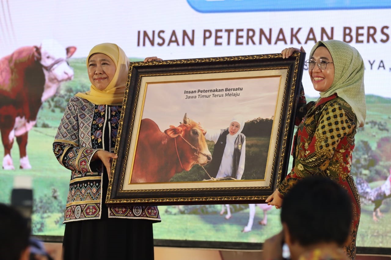 Jelang Akhir Jabatan, Gubernur Khofifah Sampaikan Terima Kasih pada Insan Peternakan