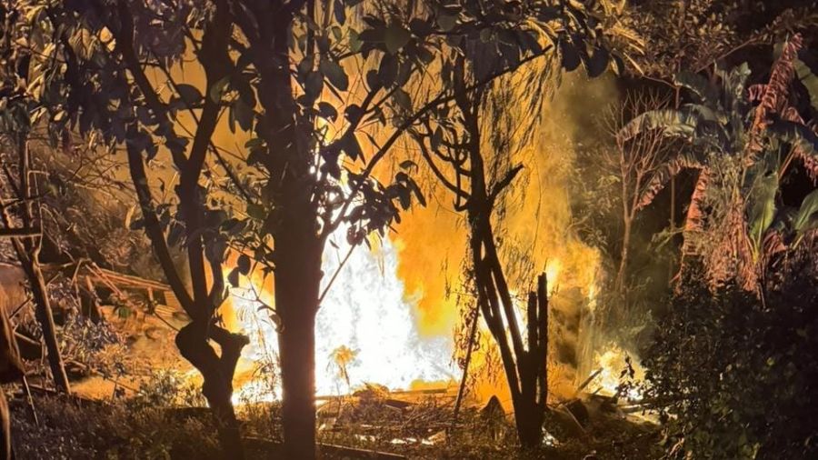 Rumah Lansia di Trowulan Mojokerto Ludes Dilalap Si Jago Merah