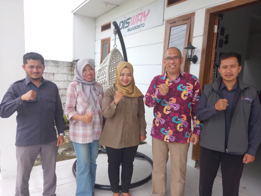 Bawaslu Kota Mojokerto Silaturahmi dan Jalin Kerjasama dengan Disway Mojokerto