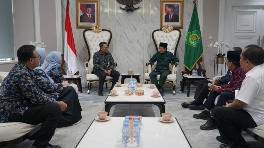 Menag Bahas Literasi Jaminan Kesehatan Umat Bersama BPJS Kesehatan