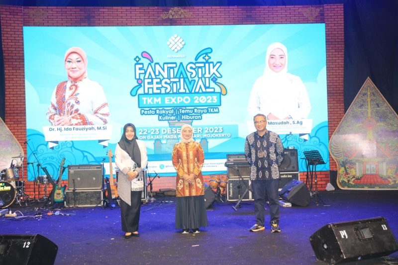 TKM Expo 'Fantastik Festival', Kemnaker RI Perkenalkan Produk TKM di Mojokerto