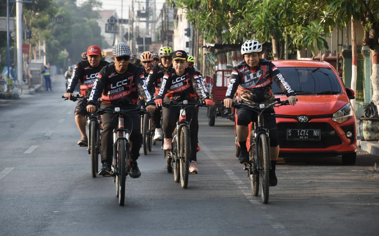 Gowes Perdana Danrem, Lewati Jalur Trans Jatim